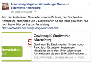 Stadtwerke Partnre Ahrensburg Magazin